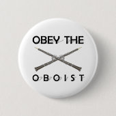 Befolgen Sie den Oboist Button (Vorderseite)
