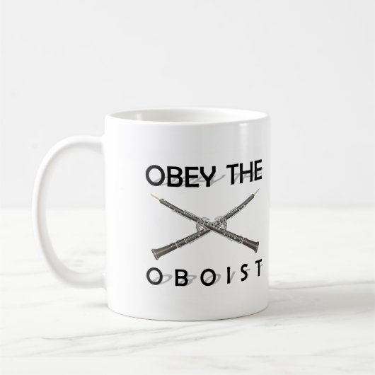 Befolgen Sie den Oboist Kaffeetasse (Links)