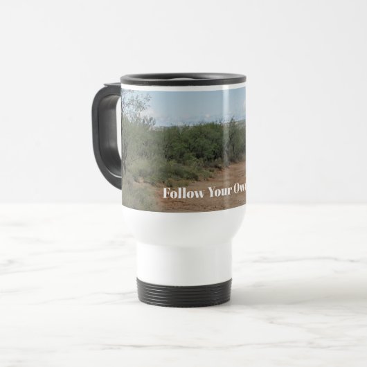 Befolgen Sie den Own Path Life Journey High School Reisebecher (Vorderseite Links)