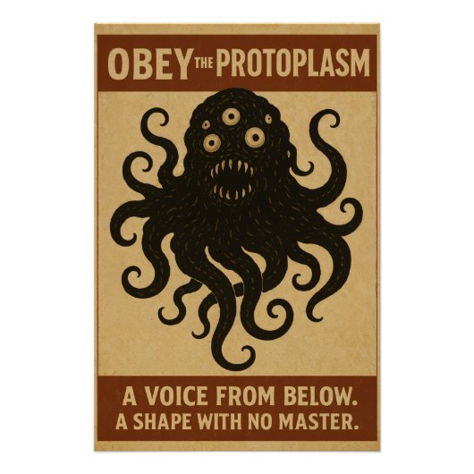 Befolgen Sie den Protoplasmen Poster (Vorderseite)