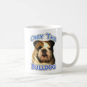Befolgen Sie die Bulldogge Kaffeetasse