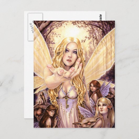 Befolgen Sie die Postkarte (Vorne/Hinten)