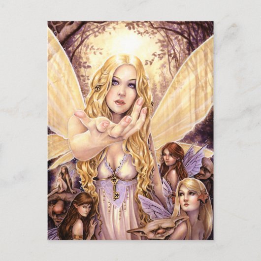 Befolgen Sie die Postkarte (Vorderseite)