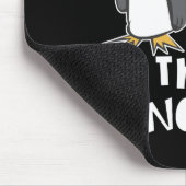 Befolgen Sie die verrückten Pinguine Mousepads (Ecke)