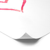 Befolgen Sie die Vorlage für das Zitat Ihrer Wasse Poster (Ecke)