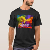 Befolgen Sie Ihre Herz-Blume Inspiration Zitat T-Shirt (Vorderseite)
