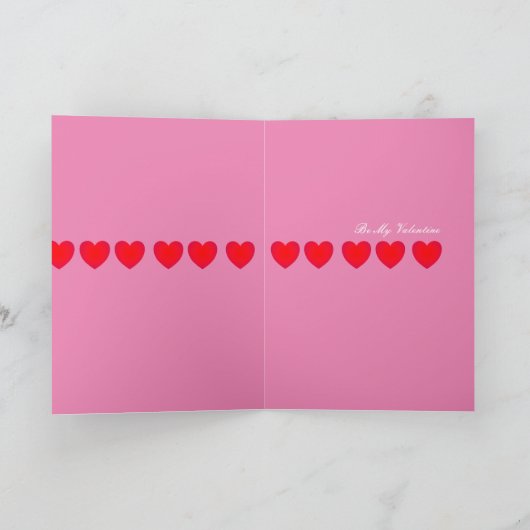 Befolgen Sie Ihre Herzgrußkarte Karte (Innenseite)