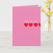 Befolgen Sie Ihre Herzgrußkarte Karte (Gelbe Blume)