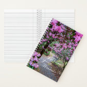 Befolgen Sie Ihre Träume Garten Weg Blumen Notizblock (Innen)