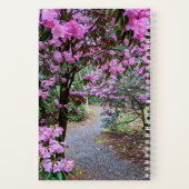 Befolgen Sie Ihre Träume Garten Weg Blumen Notizblock (Rückseite)