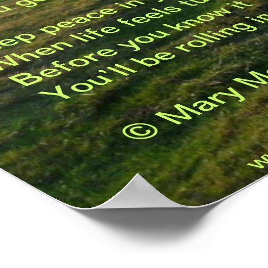 Befolgen Sie Ihre Träume inspirierendes Poster (Ecke)