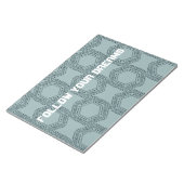 Befolgen Sie Ihre Träume Notizblock (angewinkelt)