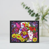 Befolgen Sie Ihre Träume Postkarte (Stehend Vorderseite)