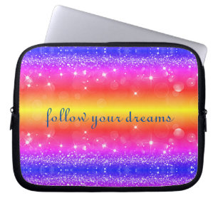 Befolgen Sie Ihre Träume Rainbow Electronics Bag Laptopschutzhülle