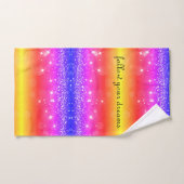 Befolgen Sie Ihre Träume Rainbow Sparktuch Set (Handtuch)