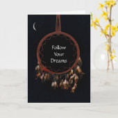 Befolgen Sie Ihre Träume Träumereien Ermutigung Karte (Gelbe Blume)