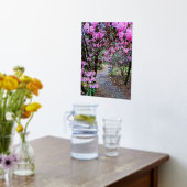 Befolgen Sie Ihre Träume Zitat Blumengarten Pfad Foliendrucke (Ablage(Küche))