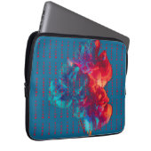 Befolgen Sie Ihre Träume Zitate farbige Blume Laptopschutzhülle (Vorne Rechts)