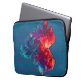 Befolgen Sie Ihre Träume Zitate farbige Blume Laptopschutzhülle (Vorderseite Links)