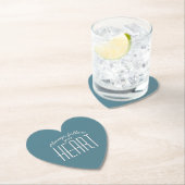 Befolgen Sie immer Ihre Herz-Zitat-Typografie Untersetzer (Vor Ort)