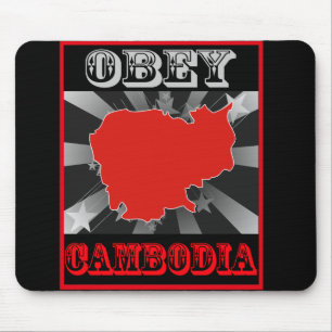 Befolgen Sie Kambodscha Mousepad