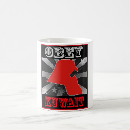 Befolgen Sie Kuwait Kaffeetasse (Mittel)