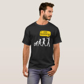 Befolgen Sie meine Evolution Theorie Joke Sarcasti T-Shirt (Vorne ganz)