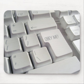 Befolgen Sie mich! Tastatur Mousepad