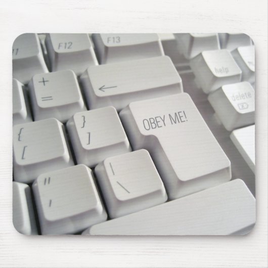 Befolgen Sie mich! Tastatur Mousepad (Vorne)
