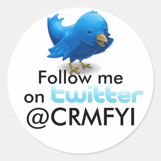 Befolgen Sie mir den Aufkleber (Vorderseite)