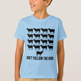 Befolgen Sie nicht die Herde der Schafe selbst Kin T-Shirt