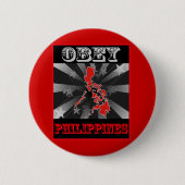 Befolgen Sie Philippinen Button (Vorderseite)