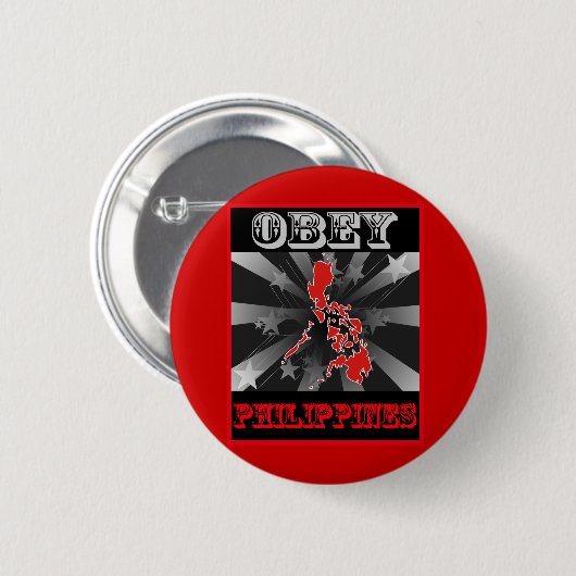 Befolgen Sie Philippinen Button (Vorne & Hinten)