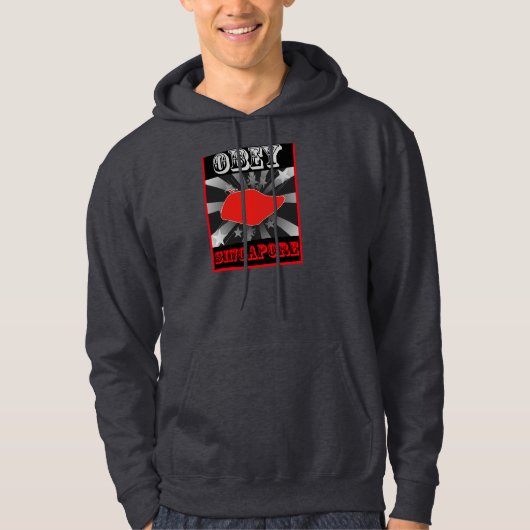 Befolgen Sie Singapur Hoodie (Vorderseite)