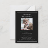 Befolgung der alten modernen Foto-Gebetskarte Mitteilungskarte (Vorderseite)