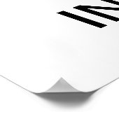 Befolgung der schwarzen Geschichte der Vergangenhe Poster (Ecke)