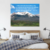 Befördern Sie die inspirierende Leinwand des Berge (Insitu (Schlafzimmer))