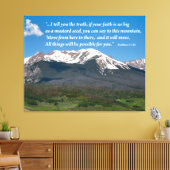 Befördern Sie die inspirierende Leinwand des Berge (Insitu (Wohnzimmer))