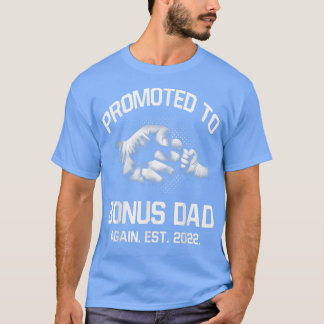 Befördert auf Bonus Vater wieder EST 2022 Weihnach T-Shirt