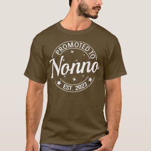 Befördert auf Nonno 2023 bald Oma-Schwangerschaft T-Shirt