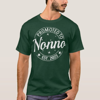 Befördert auf Nonno 2023 bald Oma-Schwangerschaft T-Shirt