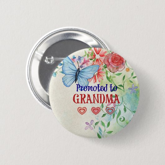 Befördert nach Oma Button (Vorne & Hinten)