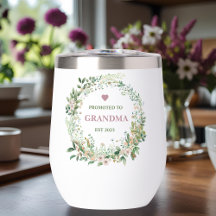 Befördert nach Oma Est. 2025 Blumendesign