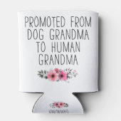 Befördert nach Oma Funny Floral Dosenkühler (Rückseite)