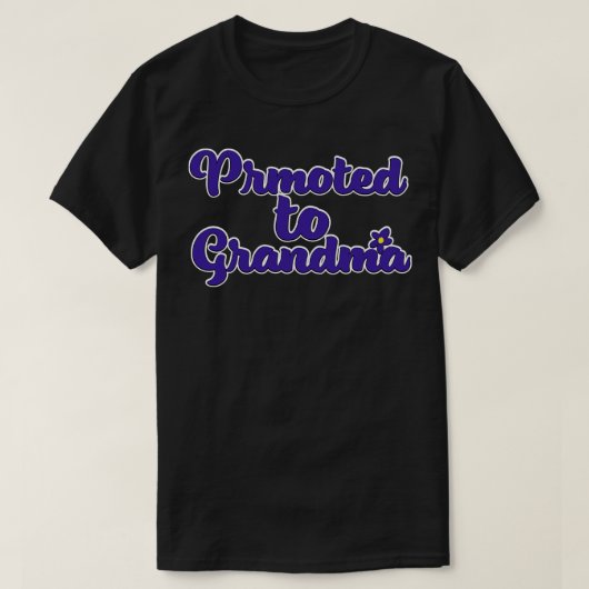 Befördert nach Oma T-Shirt (Design vorne)