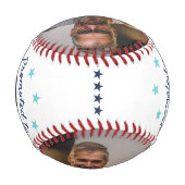 Befördert nach Papou | Neues Großvater-Foto Baseball (Rückseite)