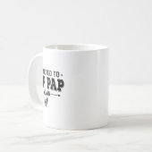 Befördert, um Pap Pap wieder Großeltern Byby Kaffeetasse (Vorderseite Links)