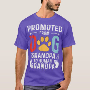 Befördert von Hund-Opa zu menschlichem Opa Vintage T-Shirt