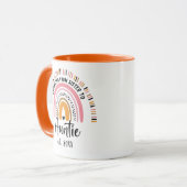 Befördert von Schwester zu Tante, Schwangerschafts Tasse (Vorderseite Links)