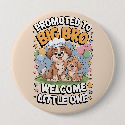 Befördert zu Big Bro, Big Brother, Button (Vorderseite)